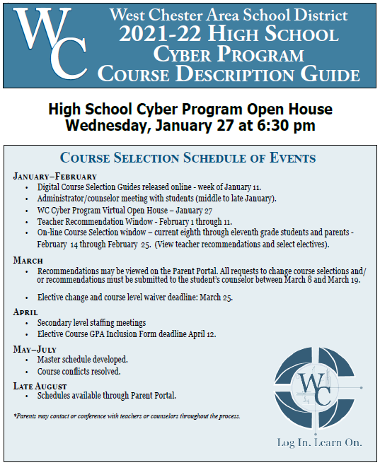 picture of the cover of the High School Cyber Program Course Selection Guide